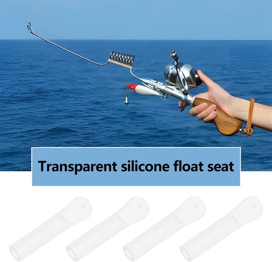 Dailygoods - Siliconen Float Adapters - Vervangende Onderdelen - Transparant - 60 Stuks - Visgerei Accessoires - Geschikt voor Karper en Match Vissen van Dailygoods — afbeelding 3