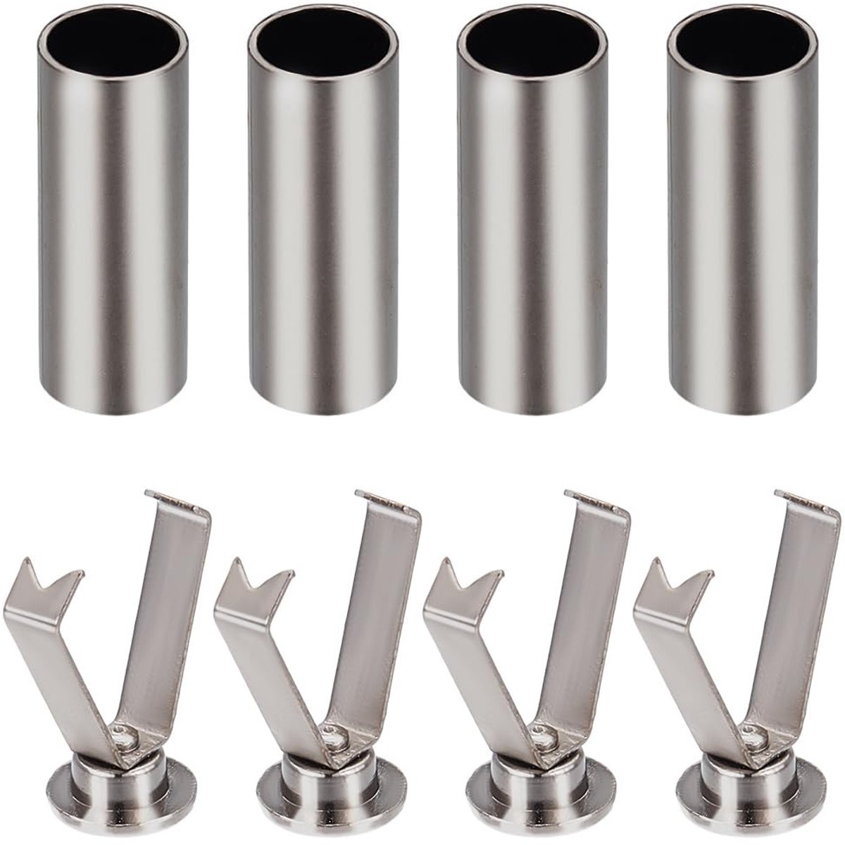 Dailygoods - 20 Stuks Touw Stoppers Legering voor Schoenveters en Trekkoorden