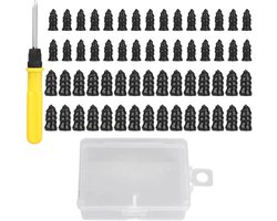 Bandenreparatieset - Lekke Banden Kit - Onderweg Repareren - Vacuüm Seal Systeem - 61 Delig - Niet gespecificeerd