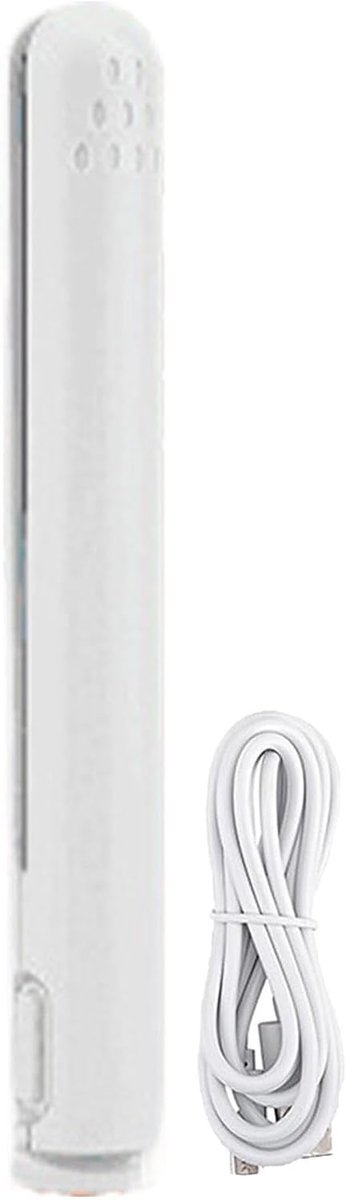 Haarstyling Staaf - Krul en Steil - Snel Haar Modelleren - 2-in-1 Functie - 18.5 cm - Zwart
