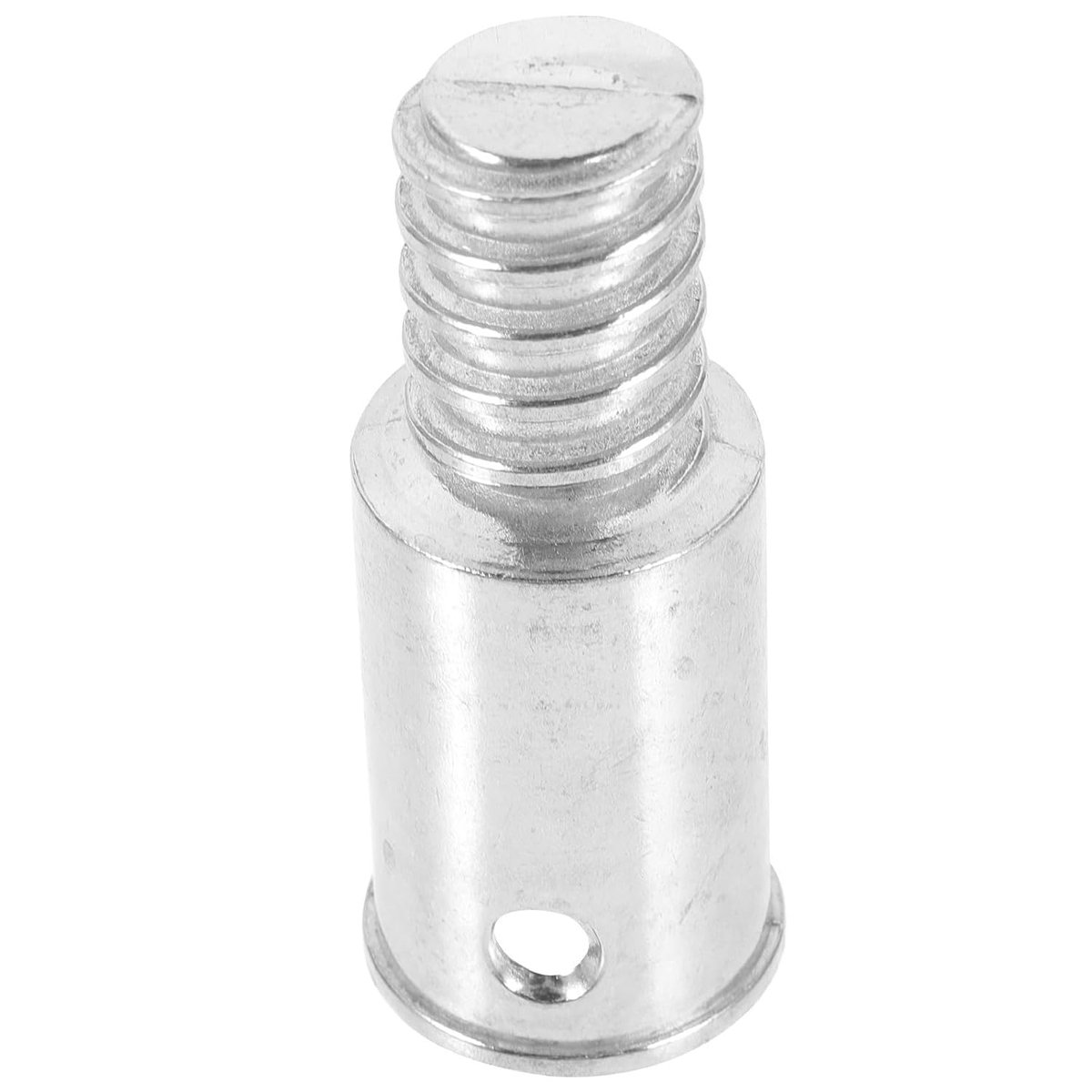Adapter Bezemsteel - Verlengstuk Steel - Schoonmaken - Metalen Schroefdraad - 6.5 cm - Zilverkleurig