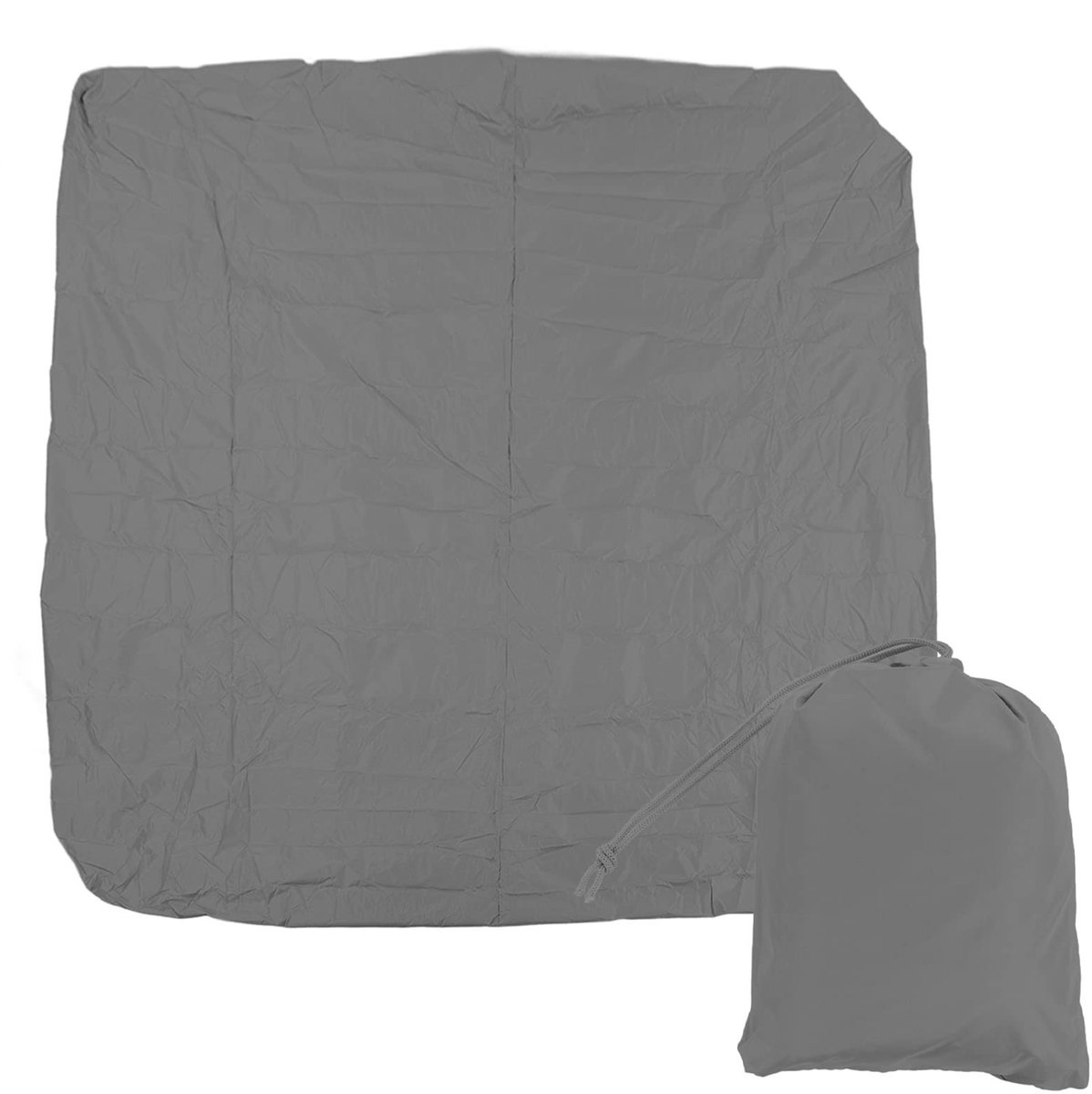 Dailygoods- Spa-deken Waterdicht - Vierkante Hoes - Polyester - Weerbestendig - Opvouwbaar - Bescherming tegen Sneeuw en Stof (231 x 231 x 30 cm) - Badkuipdeksel