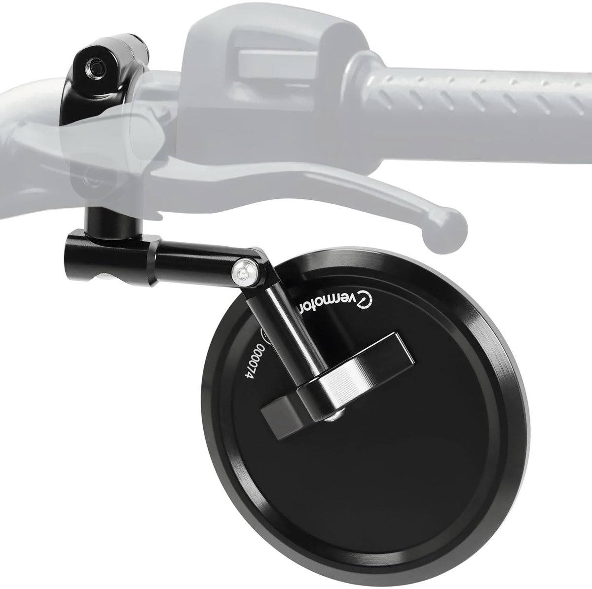 Dailygoods- Motorfietsspiegel 360° draaibaar - Achteruitkijkspiegel Motor - CNC-gefreesd Aluminium - Compatibel met Scooter/Bromfiets - Twee Installatiemethoden - E-goedgekeurd - Stuurspiegel