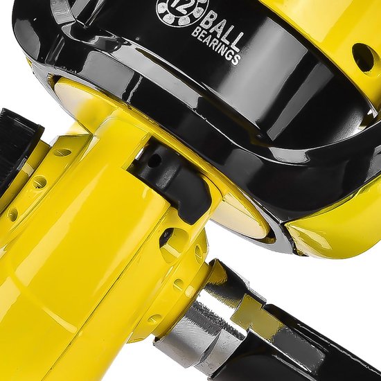 Solidchoice- Visreel Roestvrij - Hengelsport - Casting Hengel - 12 Kogellagers - Duurzaam Kunststof - Comfortabele Handgreep van Solidchoice — afbeelding 4
