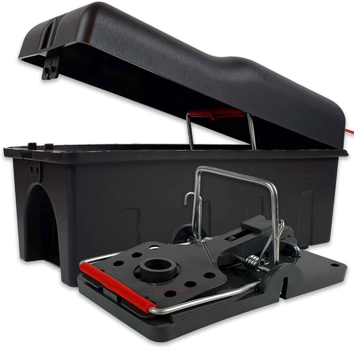 Dailygoods- Rattenval Veiligheidsbox - Professionele Kwaliteit - Gemakkelijk in te Stellen - Voor Binnen/Buiten - Compacte Doos - Robuust Ontwerp - Ongediertebestrijding