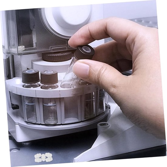 Magnetische Roerder Set - Stirrer Staven - Vloeistoffen Mengen - Hoge Temperatuur Bestendig - 5 Stuks - Wit — afbeelding 2