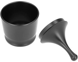 Dailygoods- Koffiecontainer 304 Roestvrij Staal - Koffie Doseerring - Poeder Ontvanger - Antislip - Duurzaam - Grote Inhoud - Koffiedoseerder