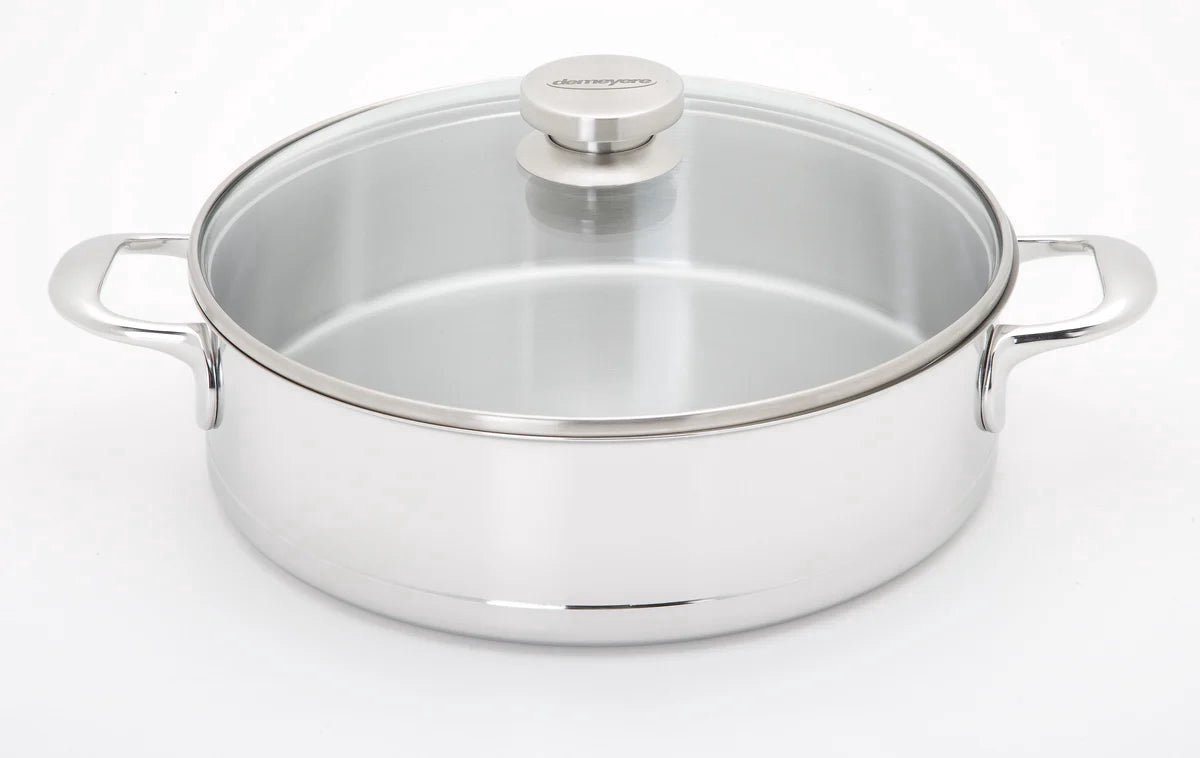 Demeyere Fusion 7 Hapjespan met Glasdeksel - 28 cm
