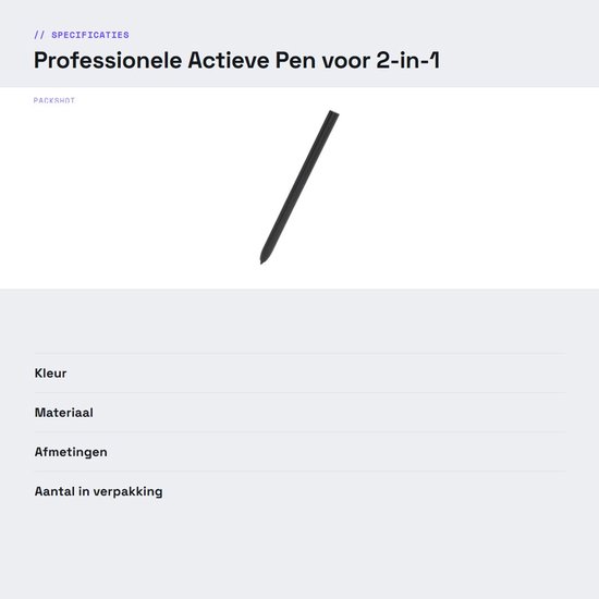 Dailygoods- Actieve Pen Professioneel - Compatibel met 7320 2-in-1 Tablet - Magnetische Stylus - Vloeiende Schrijfervaring - Snelle Oplaadtijd - Geen Krassen op Scherm - Styluspen — afbeelding 2