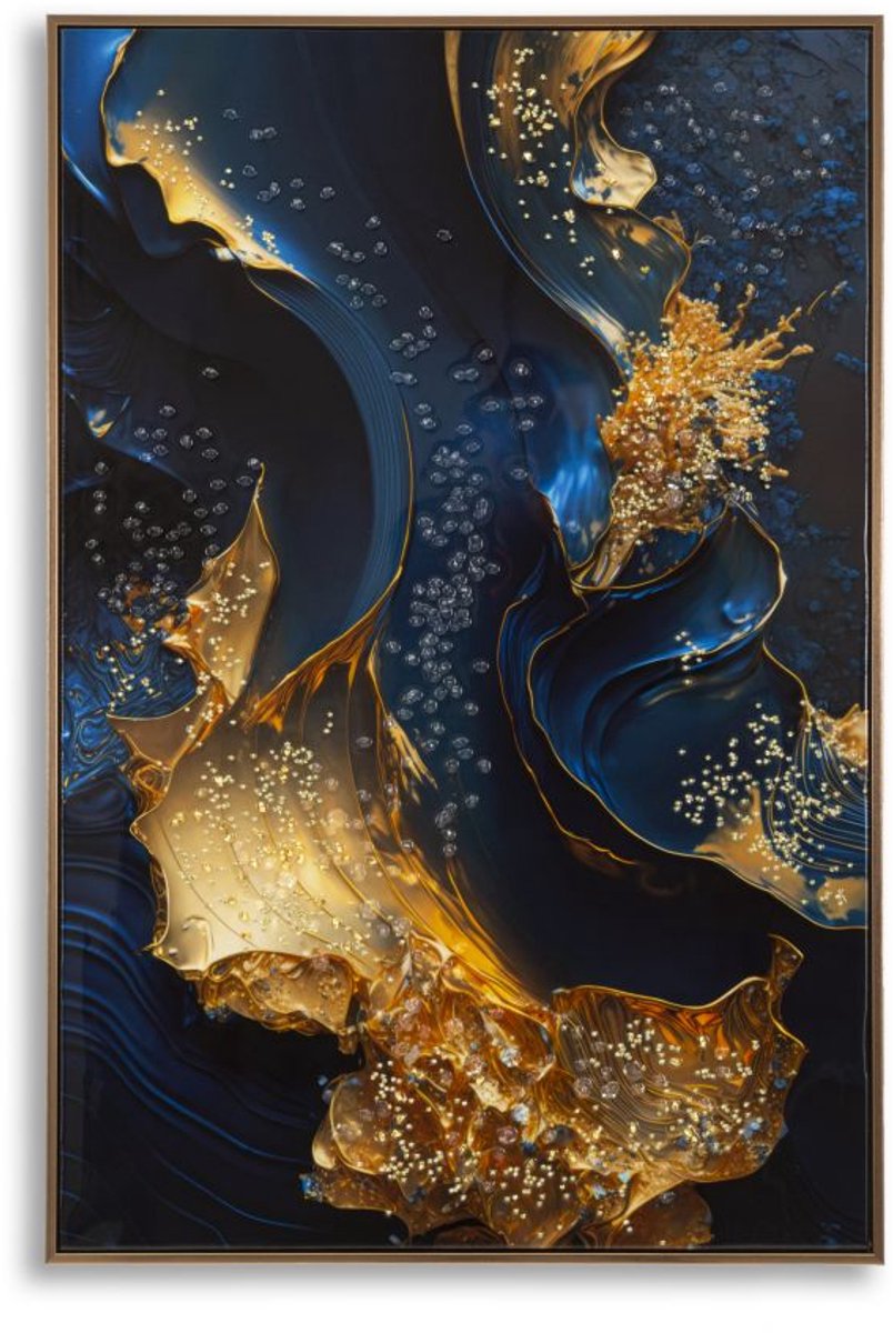 Mauro Ferretti Schilderij Lacquered Canvas Print With Frame Andromeda -b 60×4×90 cm Multicolor