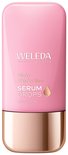 WELEDA Glow Perfecting Serum Drops flesje in zachtroze met koperkleurige dop. "Glow Perfecting SERUM DROPS with liquorice" staat erop.
