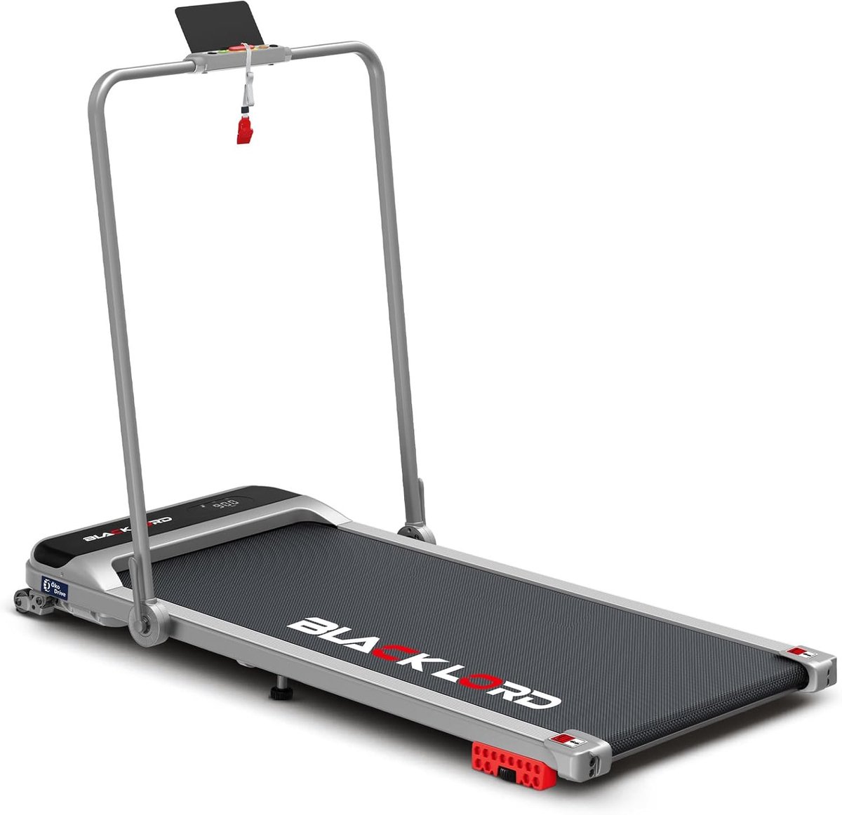 Looppad met helling - Ondertafel loopband - Fitness thuis - Stil en krachtig - 140 kg capaciteit - Zilver