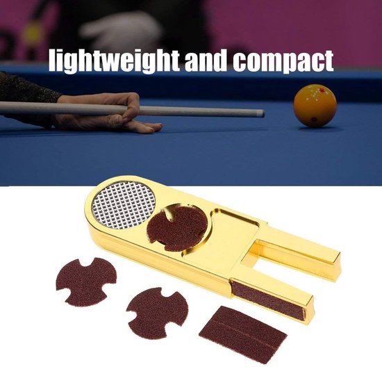 Allecto - Multifunctionele Biljart Queue Tip Trimmer - Precisie Tool - Robuust - Billiard Accessoire - Voor Snooker en Pool - Ideaal voor Queue Ond... van Allecto — afbeelding 5