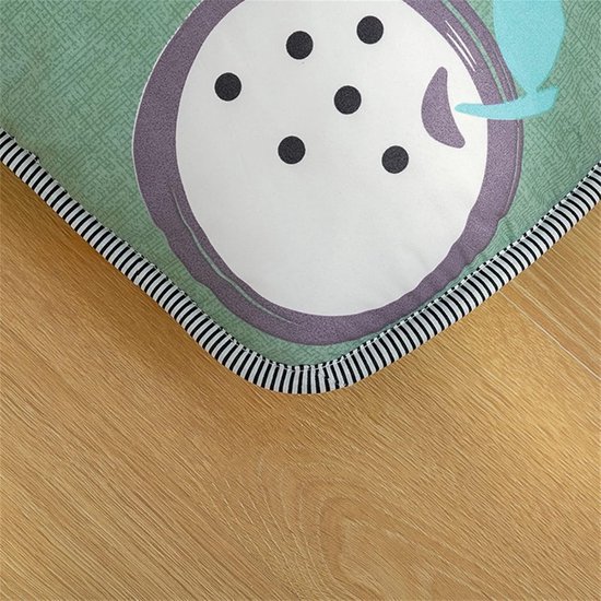 Japanse Vloermatras - Tatami Mat Slaapmat - Comfortabel Slapen - Dubbel Anti-slip Ontwerp - 120x200cm - Geel — afbeelding 4