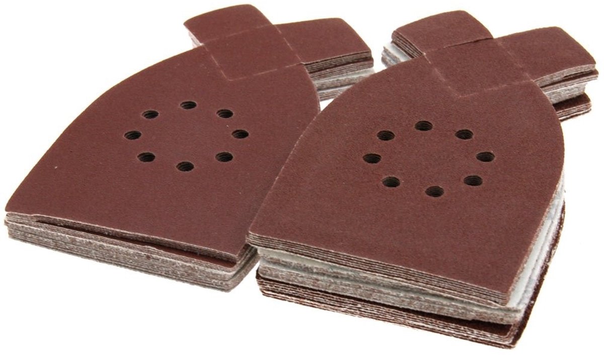 Dailygoods - Schuurpapier - 50 stuks - Aluminiumoxide - 105 x 175 mm - Geschikt voor Schuurmachines - Grit 230 - Voor Metaalbewerking