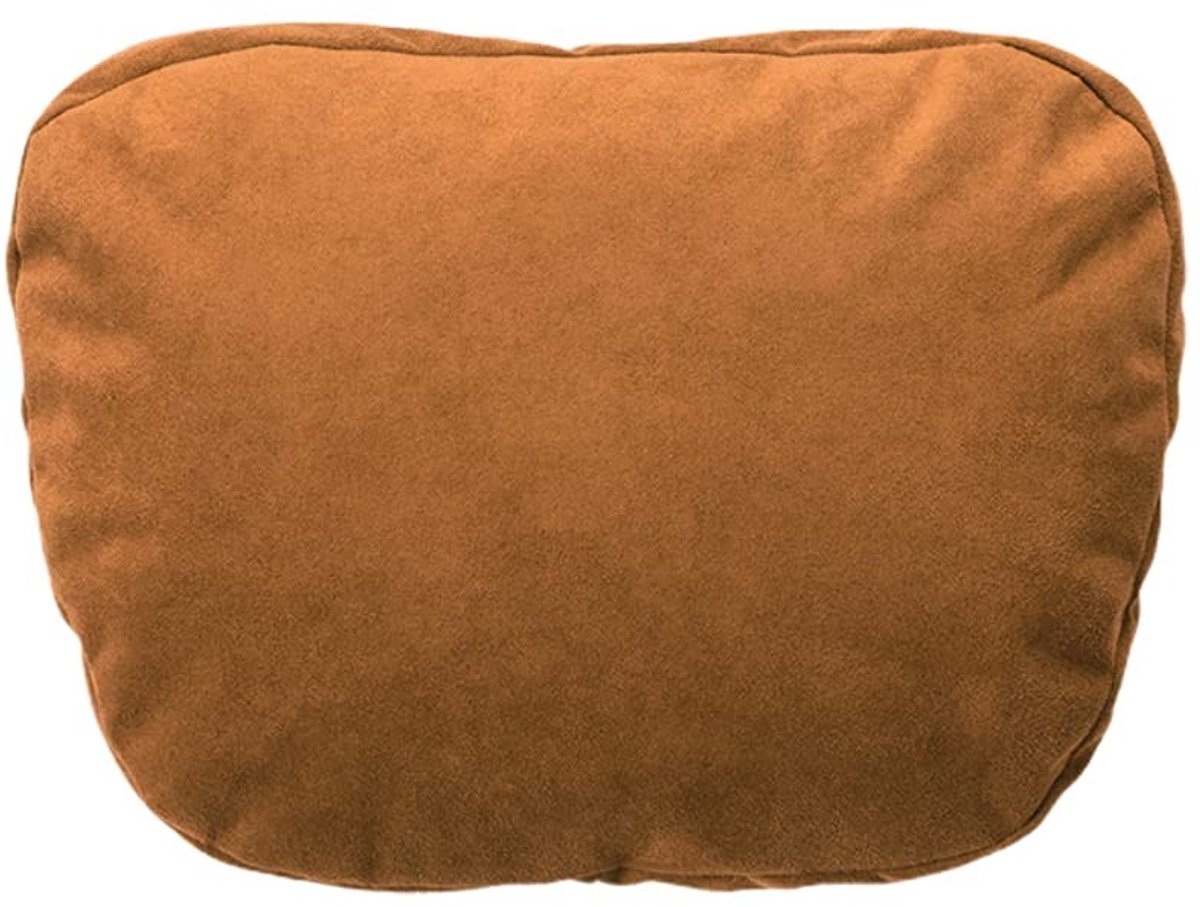 Dailygoods- Nekkussen Luxe - Auto Nekkussen - Traagschuim - Suède - Hoofdsteun - Comfortabel en stijlvol - Autostoelkussen