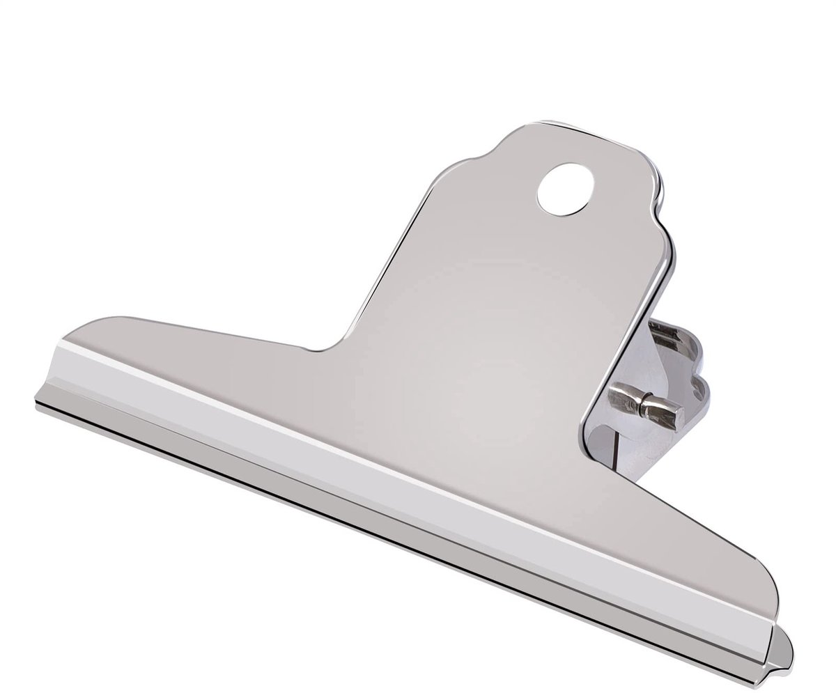 Dailygoods- Bulldog Clip 76mm - Metalen Binderclips - Kleurmix - 12 Stuks - Geschikt voor A4/A5 - Sterke Klemkracht - Schokbestendig - Binderclip