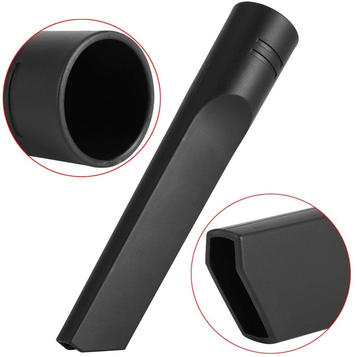 Dailygoods- Stofzuiger Nozzle Universeel - Platte Nozzle - 35mm Interface - Duurzaam Plastic - Effectieve Stofzuiging - Geschikt voor Tussenruimtes - Zuigmond