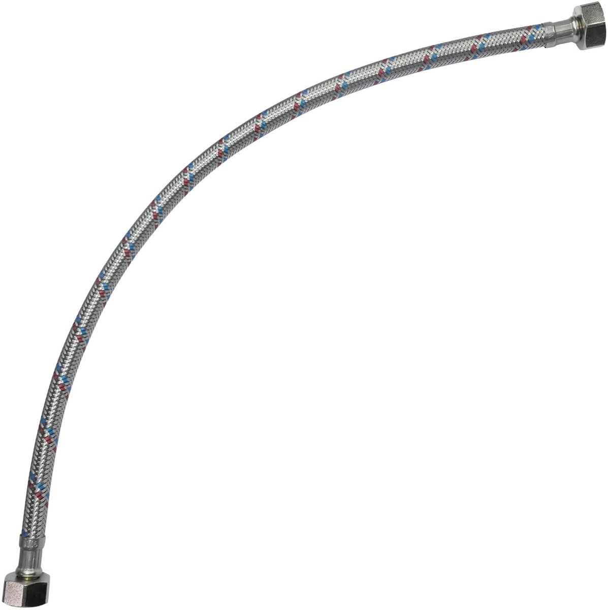 Dailygoods- Flexibele Aansluiting 400mm - Kraanslangetje - Vrouwelijk/Vrouwelijk - Watervoorziening - Sanitair - Vervlochten Staal - Kraanslang