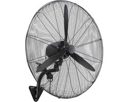 Industriële Wandventilator - Muur Ventilator - Ruimte Koelen - 120° Oscillatie - 27 Inch - Zilver