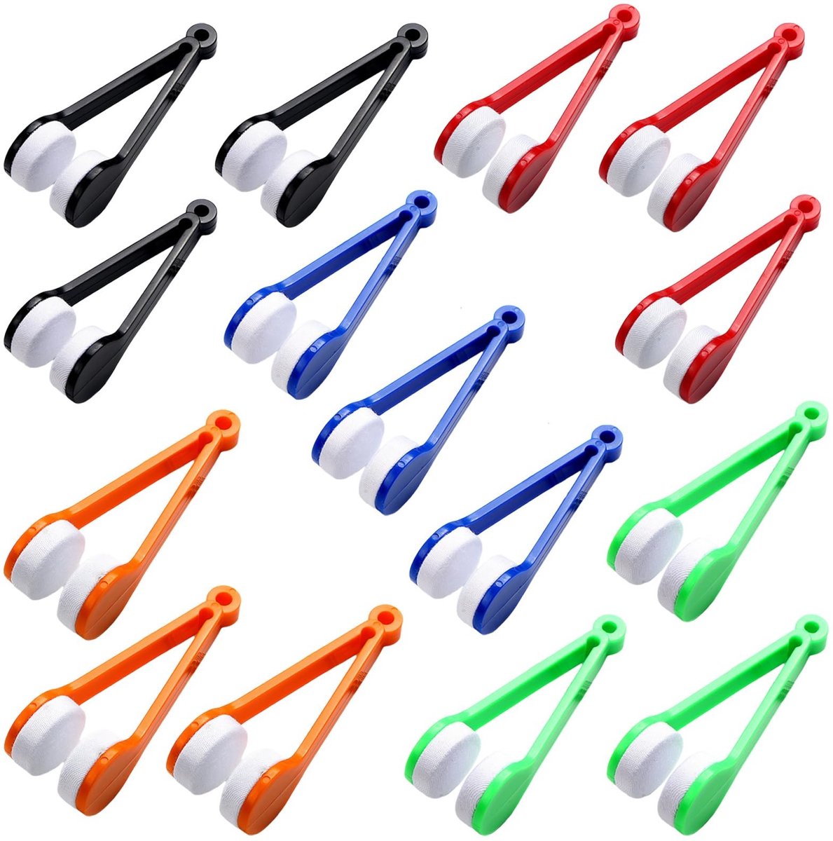 Dailygoods - Set van 15 Mini Reinigingsborstels voor Zonnebrillen