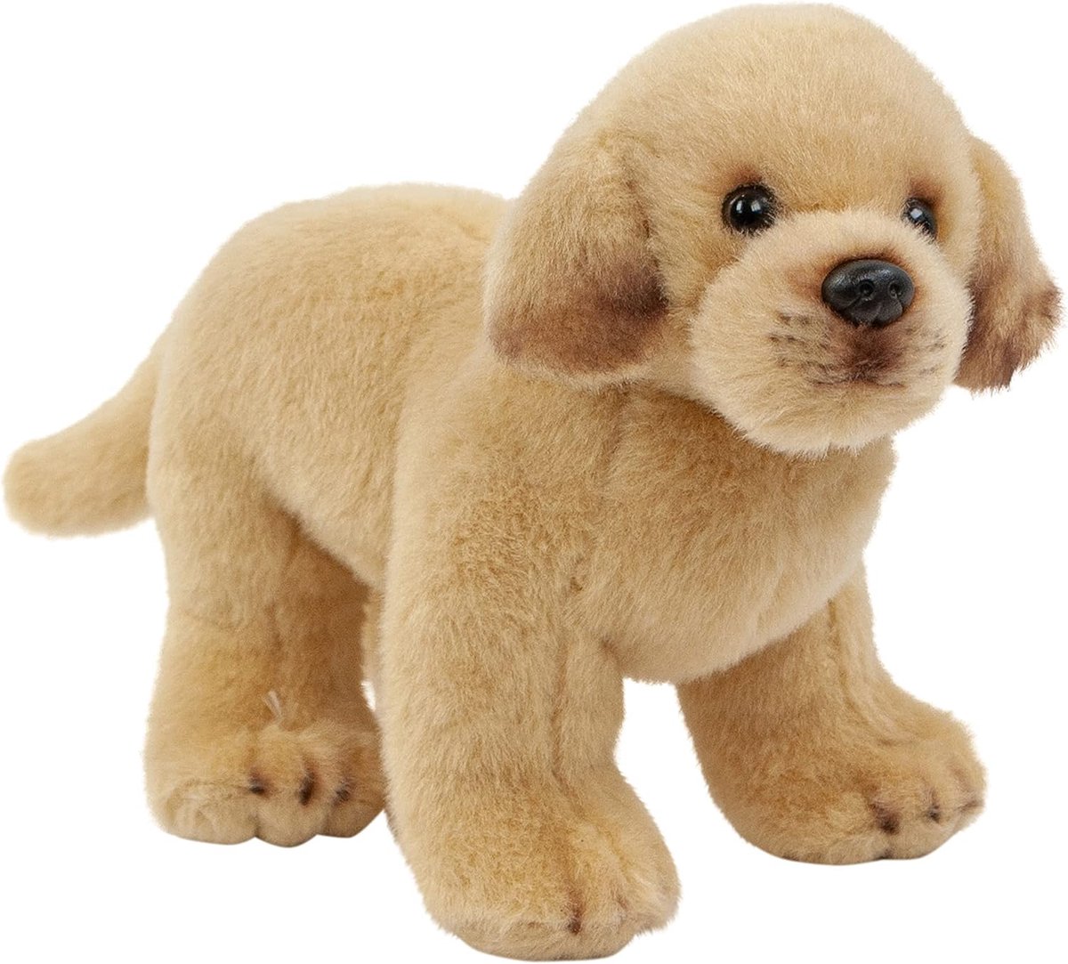 Pluche Hond - Knuffeldier Labrador - Spelen en Knuffelen - Machinewasbaar - 20 cm - Blond