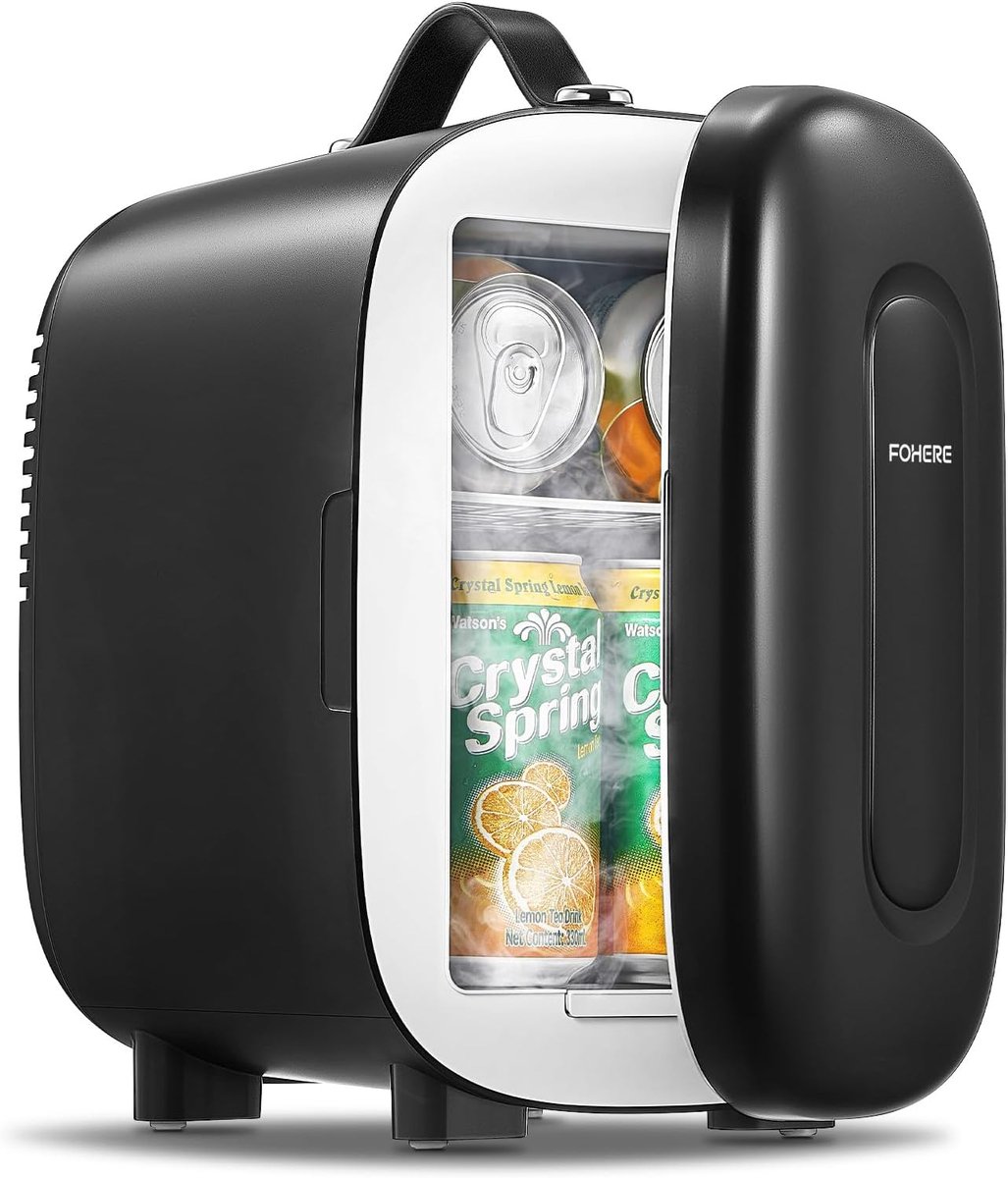 Mini Koelkast Kleine Koeler Dranken Koelen Stille Werking 5 Liter Zwart