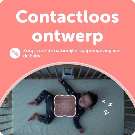 Slaap Sensor Pad - Baby Bewegingsmelder - Baby Monitoring - Contactloze Detectie - 36.5 centimeter - Wit — afbeelding 5