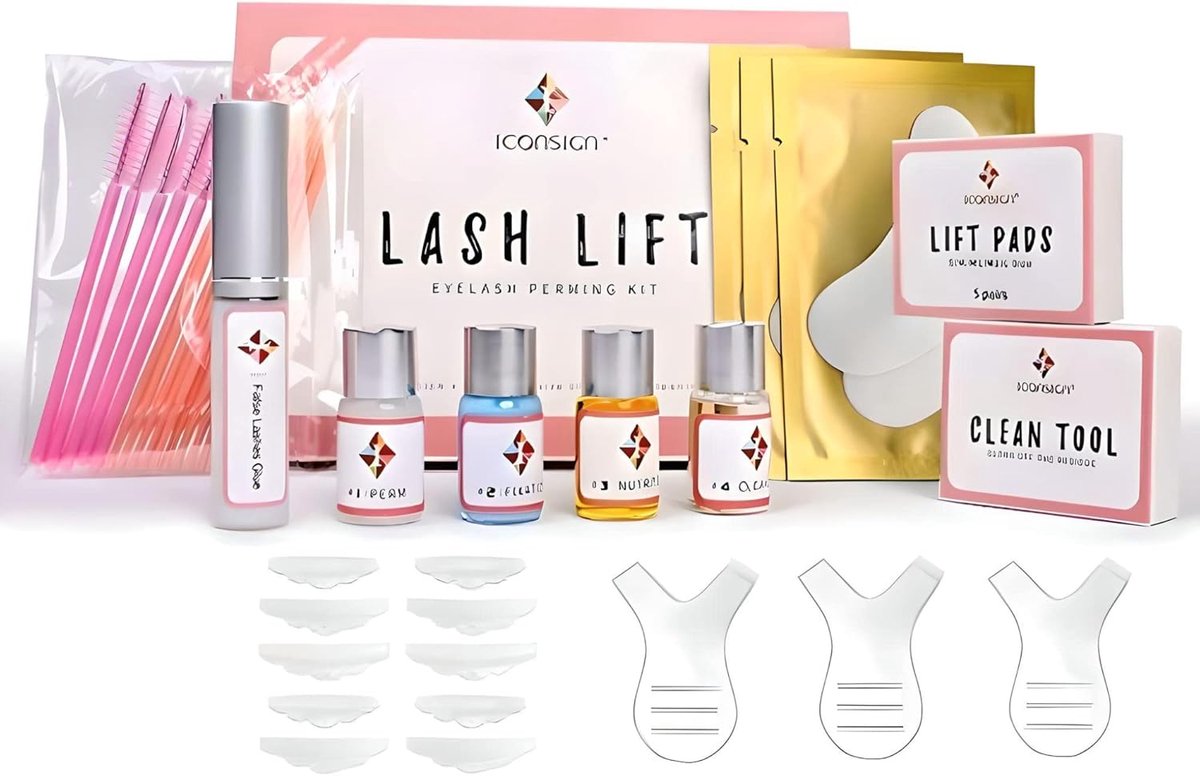 Wimperlifting Set - Wimpergolf Laminering - Thuis Wimpers Krullen - Langdurig Effect - 10 Delig - Niet Van Toepassing