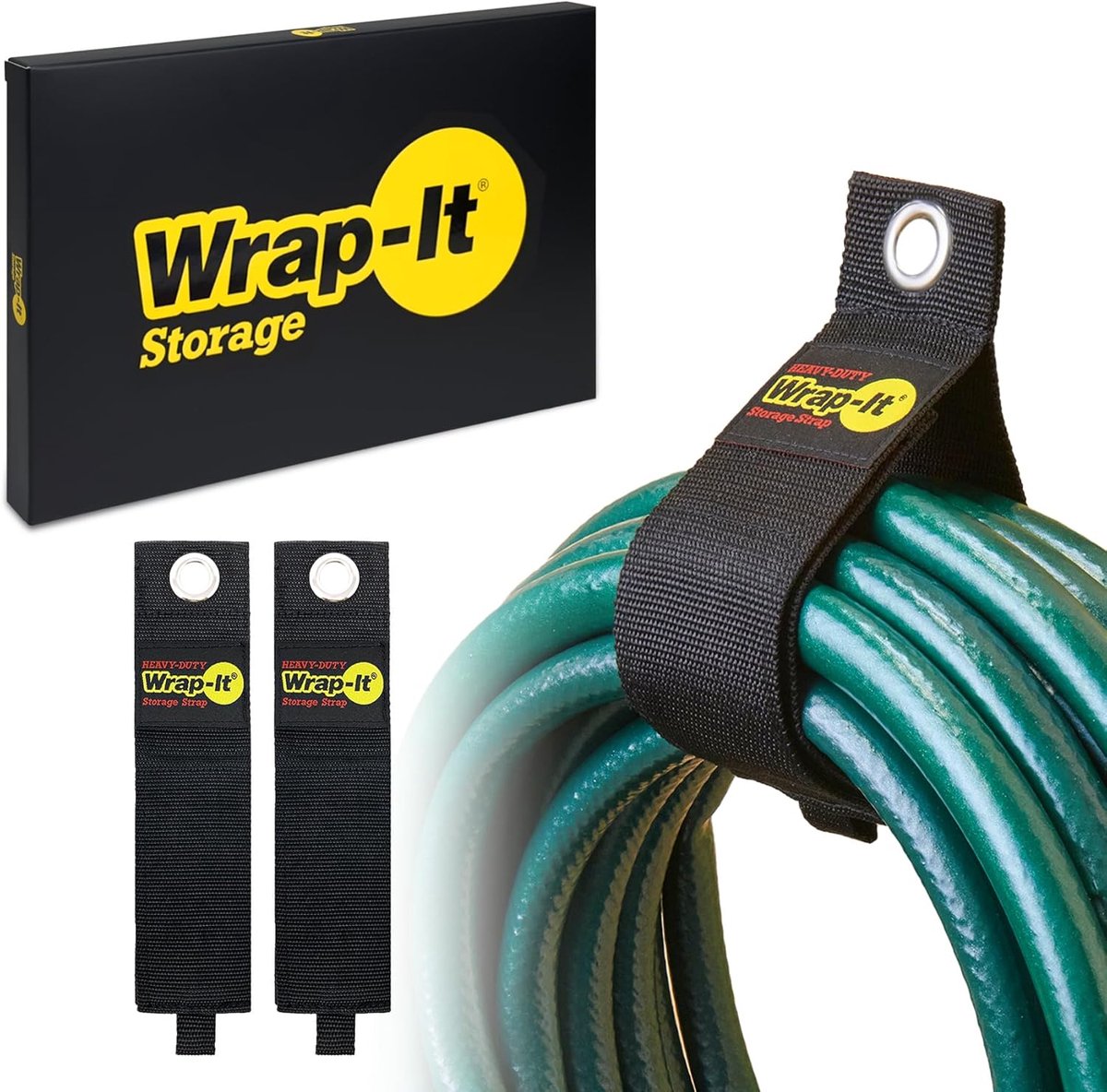 Opbergbanden - Kabel organizers - Snoeren opbergen - Zware kwaliteit - 2 stuks 56 cm - Zwart