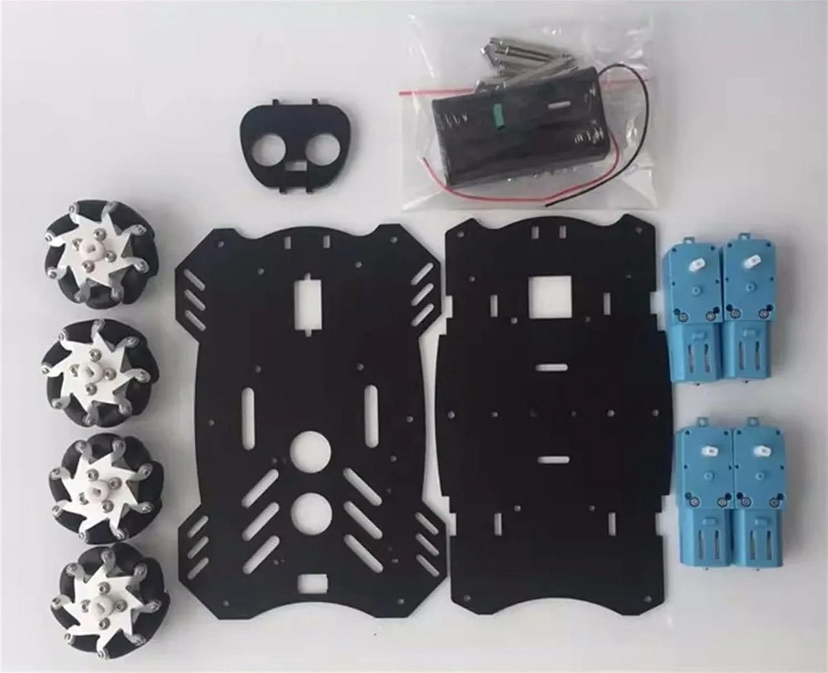 Robot Auto Chassis - RC Wiel Robot - DIY Projecten - Omnidirectionele Wielen - Niet gespecificeerd - Trolley chassis