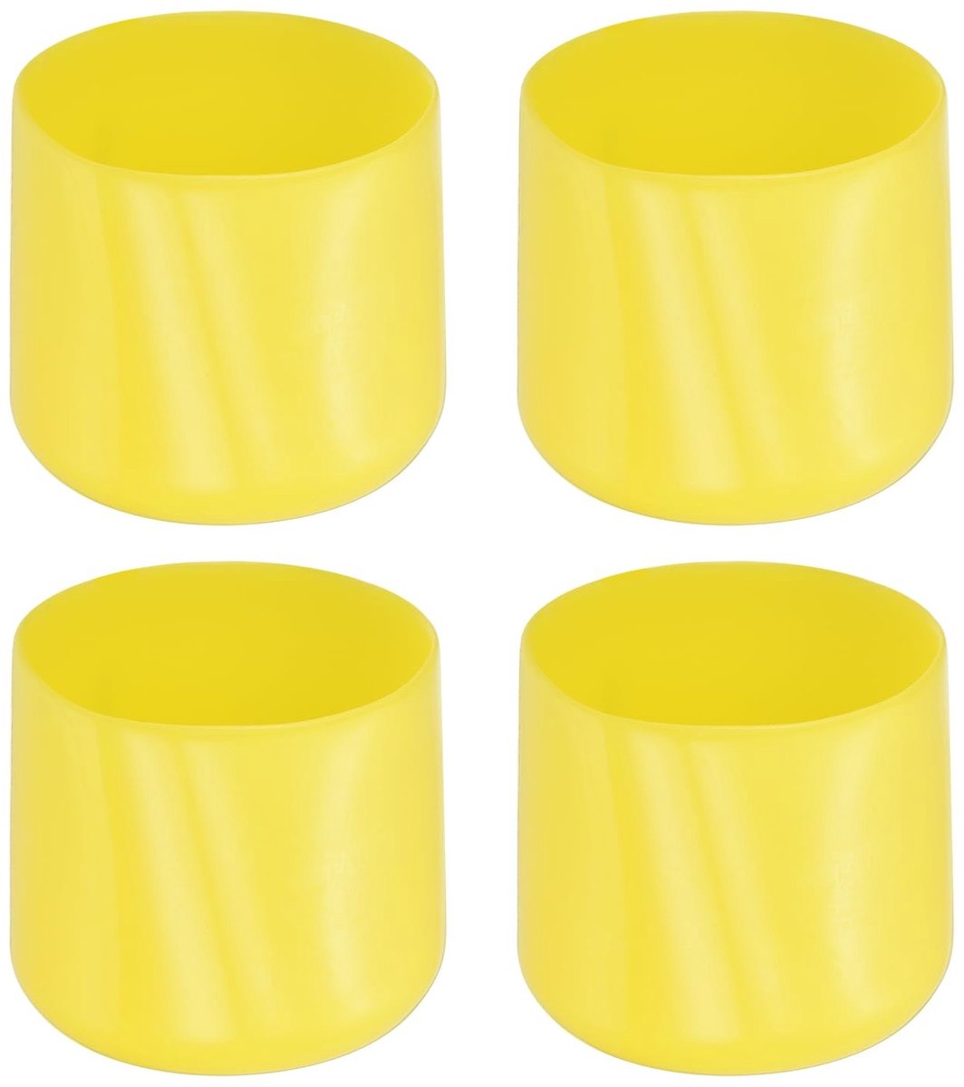 Dailygoods- Eindkappen Rubberen Beschermkap - 4 Pack - 45 mm Binnenste Diameter - Roestpreventie - Stofisolatie - Slijtvast Materiaal