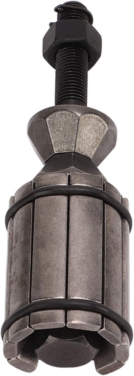 Uitlaatspanner - Rubber connector - Auto onderhoud - Universeel uittrekbaar - 1-1/4 inch - Zwart