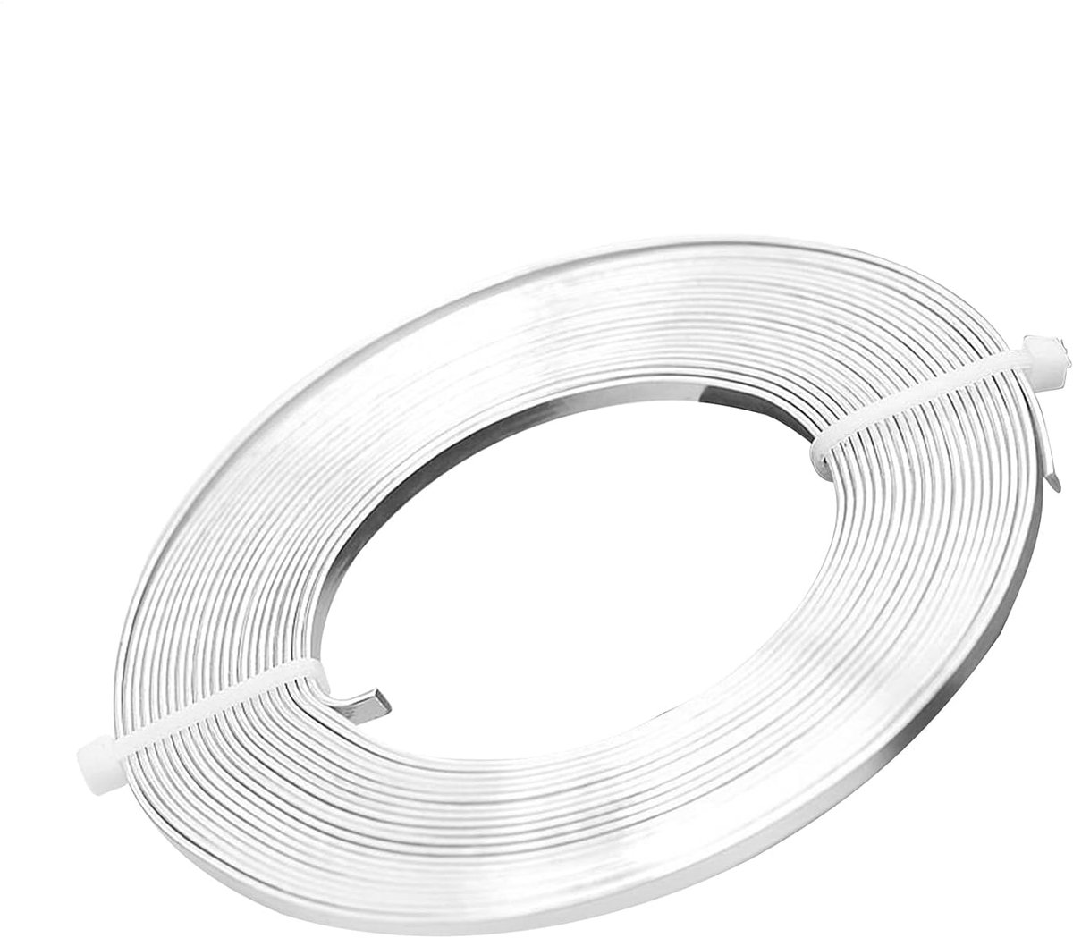 Metaaldraad Ambacht - Flexibel Aluminium - Sieraden Maken - Anti-Los Ontwerp - 10x10x3 cm - Zilver