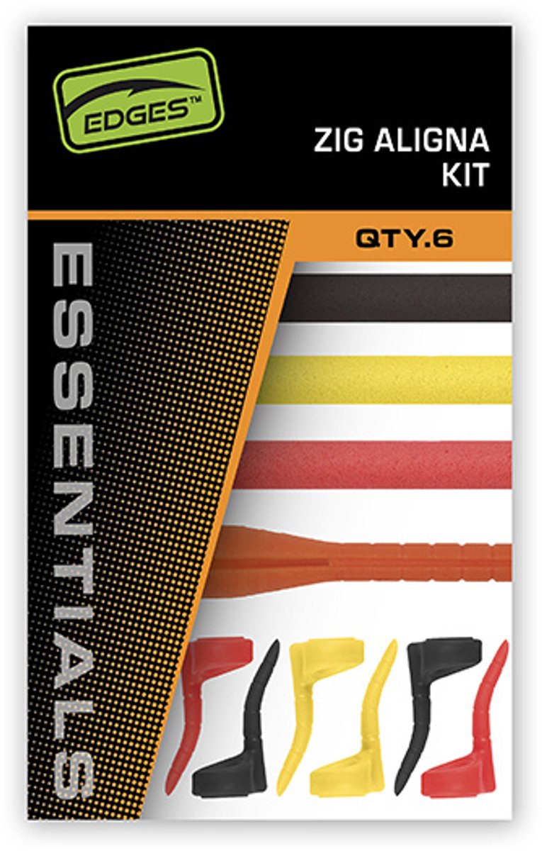 Fox Edges Essentials Zig Aligna Kit – Complete Zig Rig Kit met Sleeves, Foam en Tool
