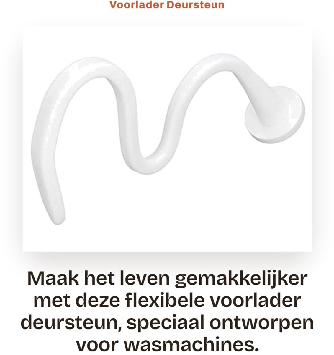 Dailygoods- Deursteun Sterke Magneet - Flexibele Wasmachine Deurhouder - Universele Pasvorm - Eenvoudige Bediening - Verstelbaar - Handiger en Praktischer - Wasmachinehouder