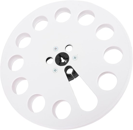 Lege Bandhaspel - Tape Reel - Muziek Opnemen - 12 Gaten Ontwerp - 7 inch - Wit — afbeelding 5