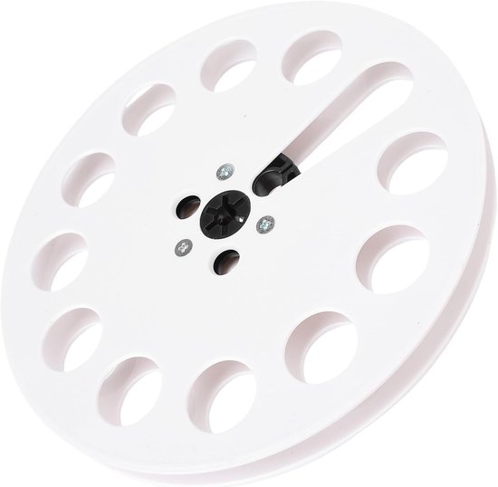 Lege Bandhaspel - Tape Reel - Muziek Opnemen - 12 Gaten Ontwerp - 7 inch - Wit — afbeelding 2