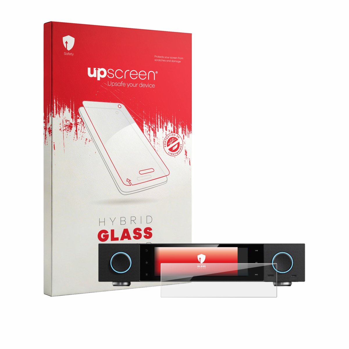upscreen - Screenprotector voor FiiO S15 - Folie Beschermfolie Beschermglas transparant