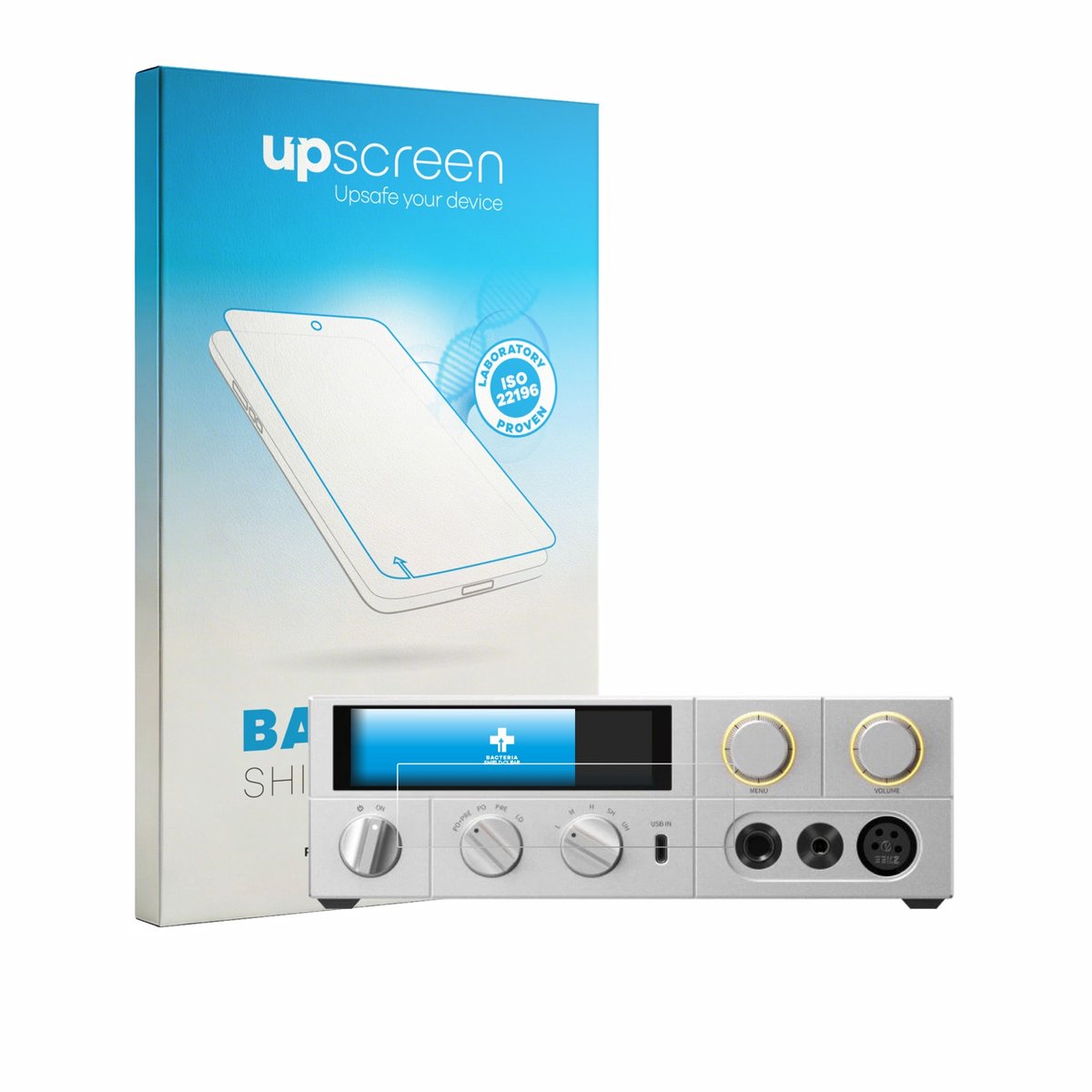 upscreen - Screenprotector voor FiiO K17 - Folie Beschermfolie transparant antibacterieel