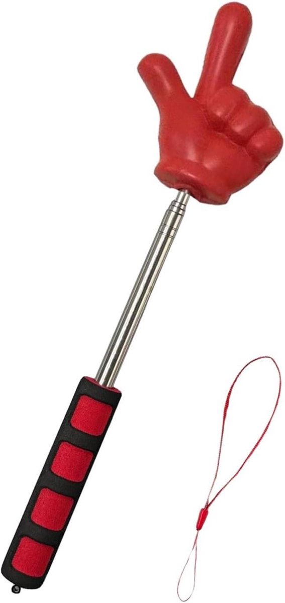 Uitschuifbare Pointer - Telescopische Standaard - Presentaties Geven - Roestvrijstalen Constructie - 28 cm - Blauw