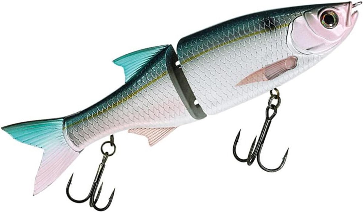 Langzaam Zinkend Kunstaas - Vis Aas - Roofvis Vangen - Realistische Vinnen - 178 cm - Threadfin Shad