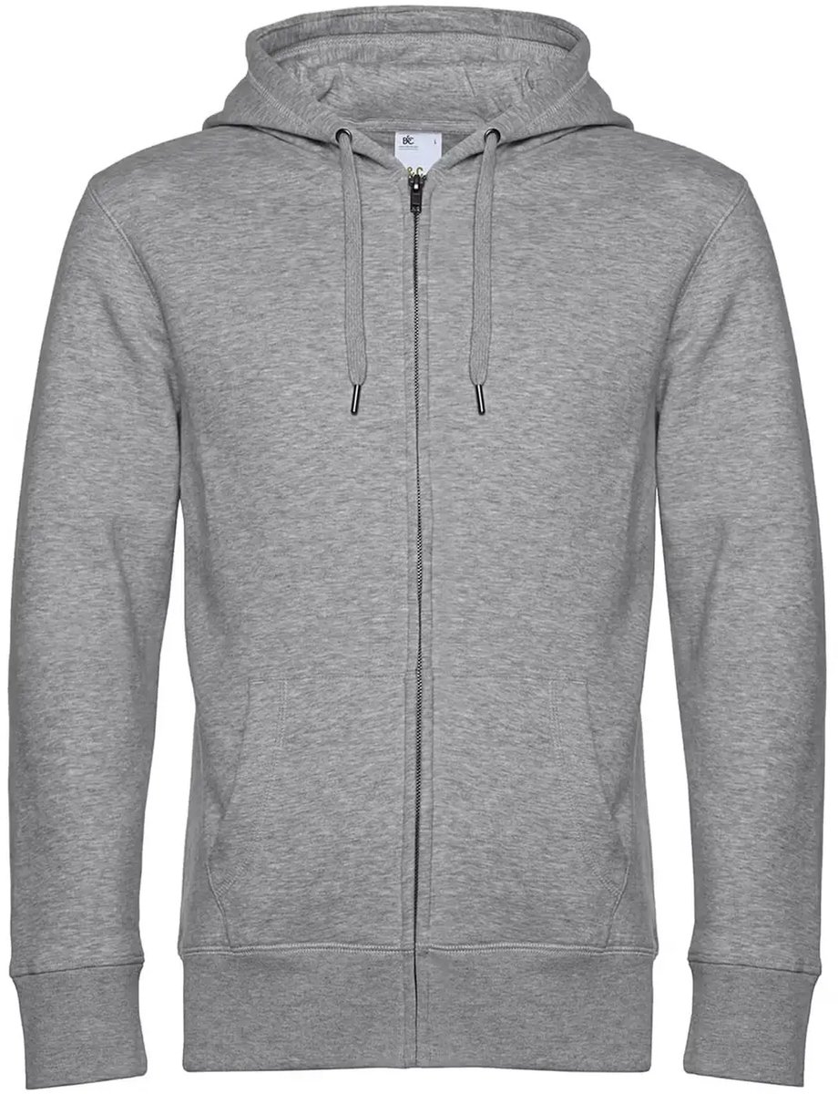 Hooded sweatshirt met rits B&C King