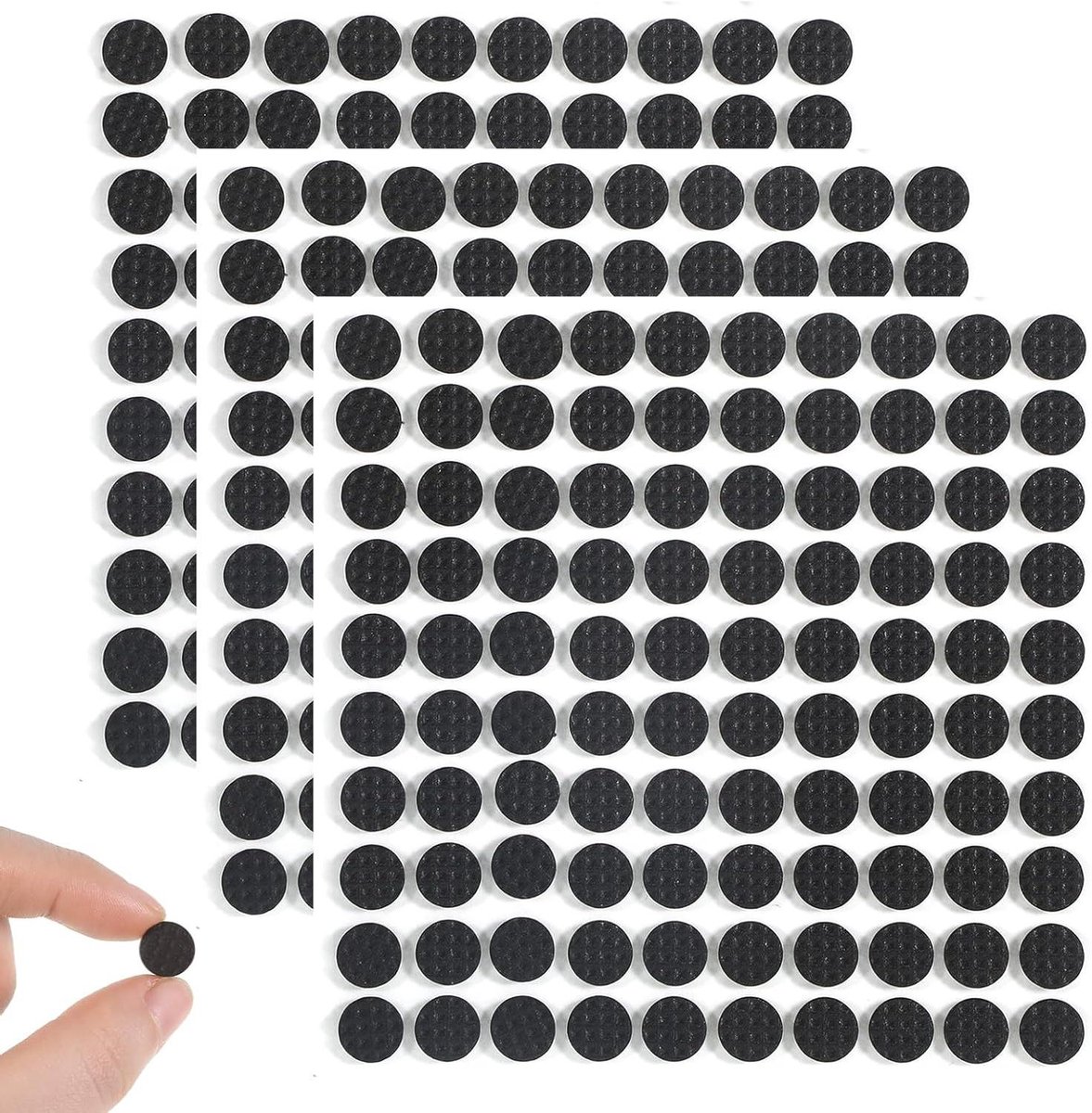 Meubelpads - Vloerbeschermers - Meubels Stabiliseren - Zelfklevend - 10 mm - Zwart