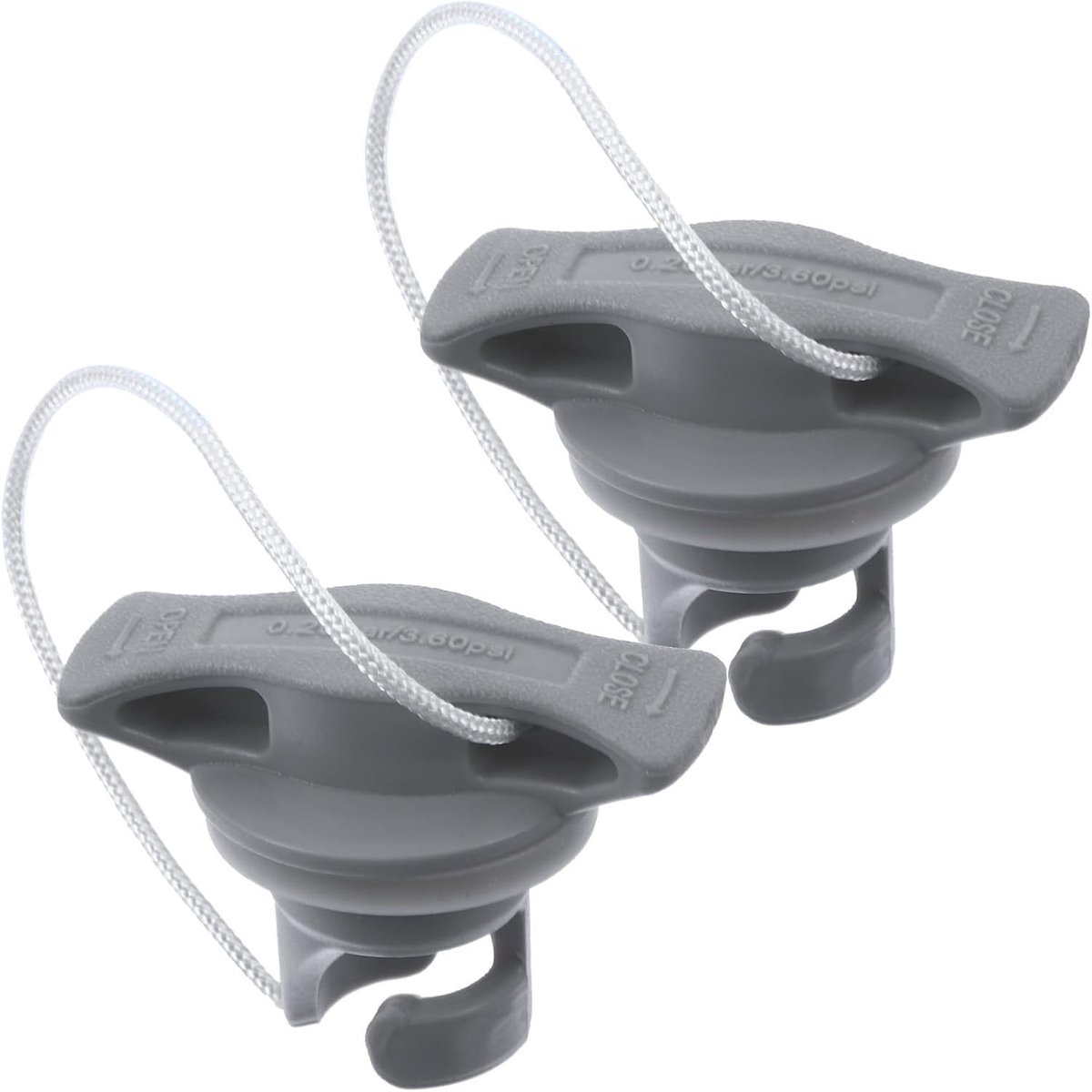 Rotatable Bonnet Dubbele Kayak Ventiel Doppen - Universele Adapter voor Boot en Kano, Eco-vriendelijk PVC, 2 Stuks