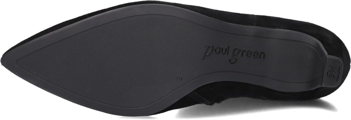 Paul Green 8288 Enkellaarsjes - Enkelboots met rits - Dames - Zwart - Maat 40