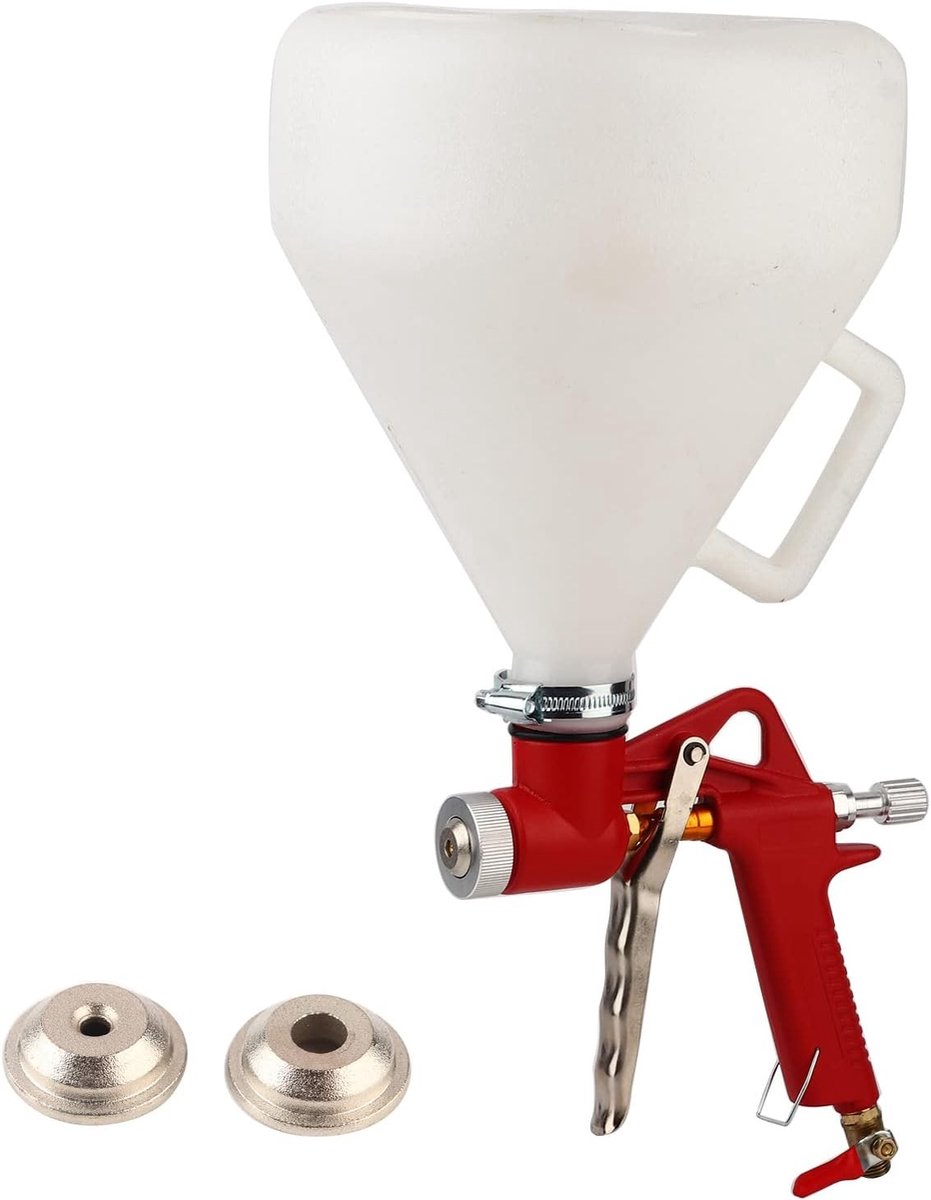 Grote 6L Verfspuit met Aluminium Luchtspuitpistool en 3 Nozzles voor Muur en Plafond Schilderen