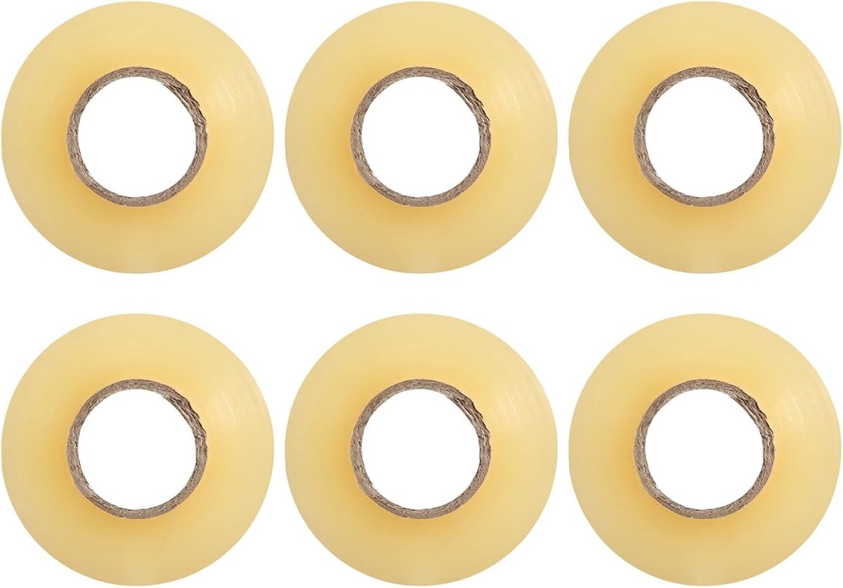 Transparante multifunctionele hockeyband - 6 stuks scheenbeenbeschermers en sokkenband rol voor sportuitrusting 2,4 cm x 28 M