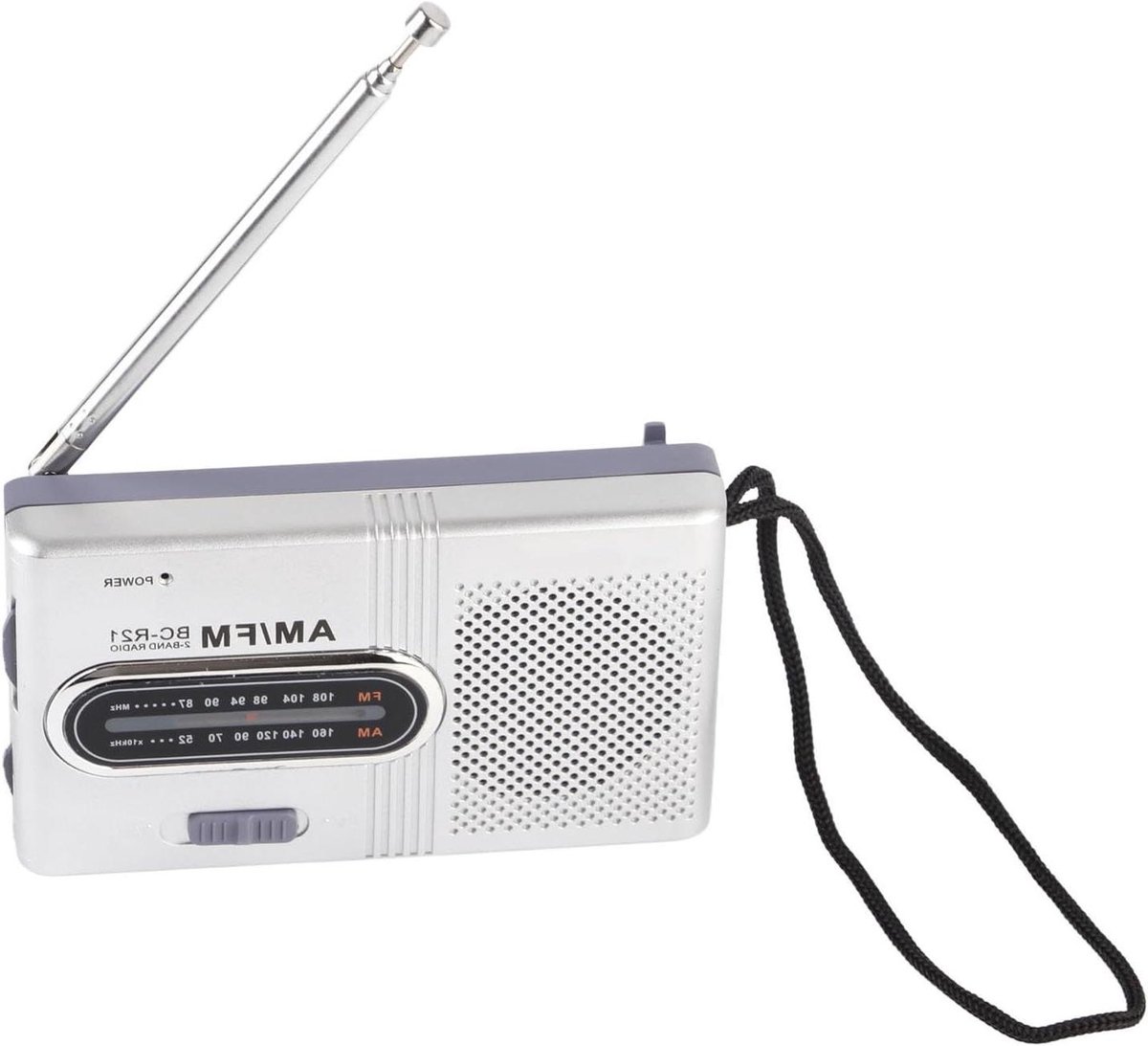 Draagbare AM FM Radio - Transistorradio Ouderen - Muziek Luisteren - Grote Luidspreker 5W