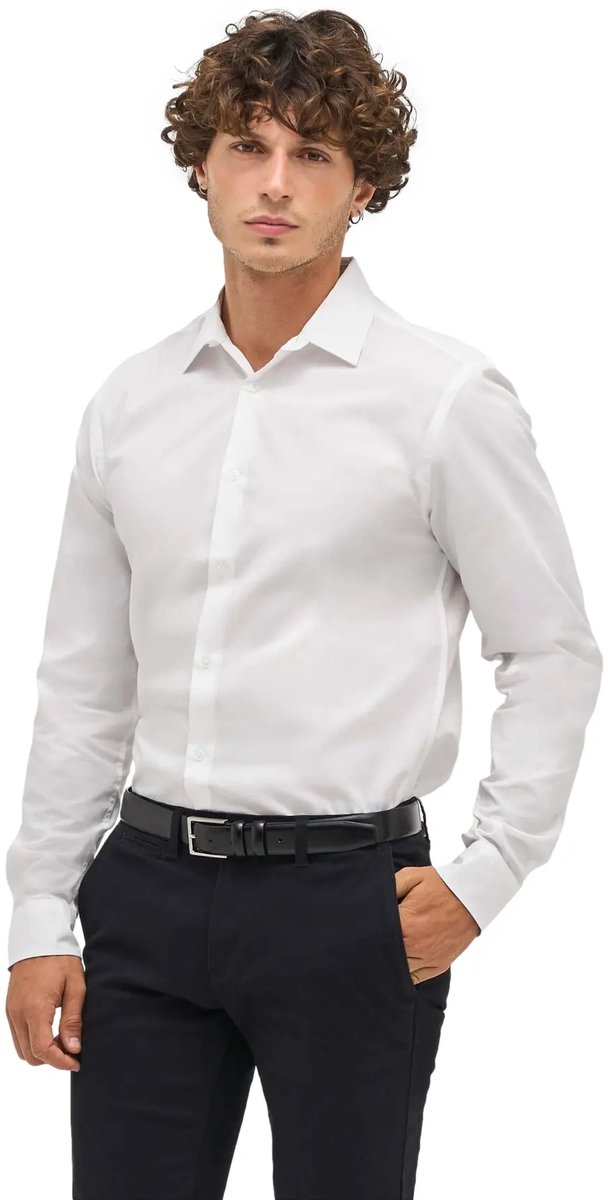 SOL'S Men´s Poplin Shirt Long Sleeve Bailey L04770 - White - 3XL